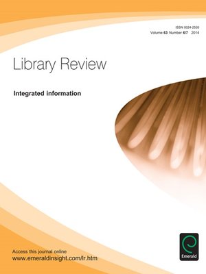 cover image of Library Review, Volume 63, Issue 6 & 7